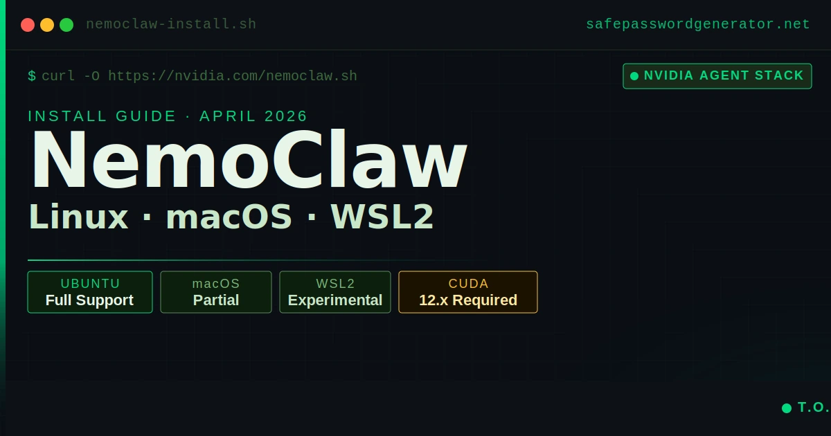 NemoClaw install guide thumbnail for Linux macOS and WSL2