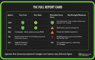The Full Report Card: Federal Agency Password Security Rankings