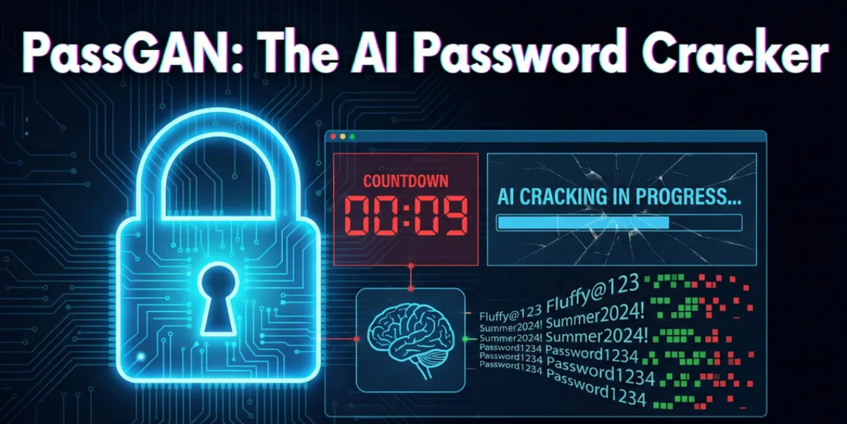 PassGAN: How AI Cracks Passwords in Seconds