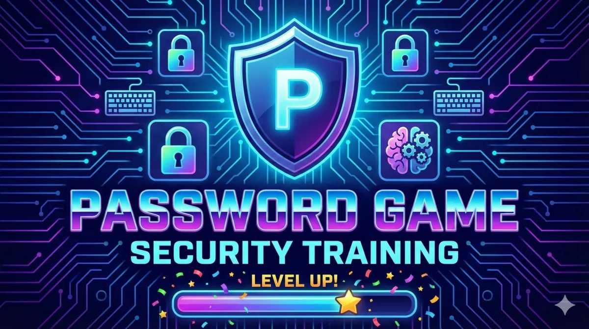 Password Game Security Training